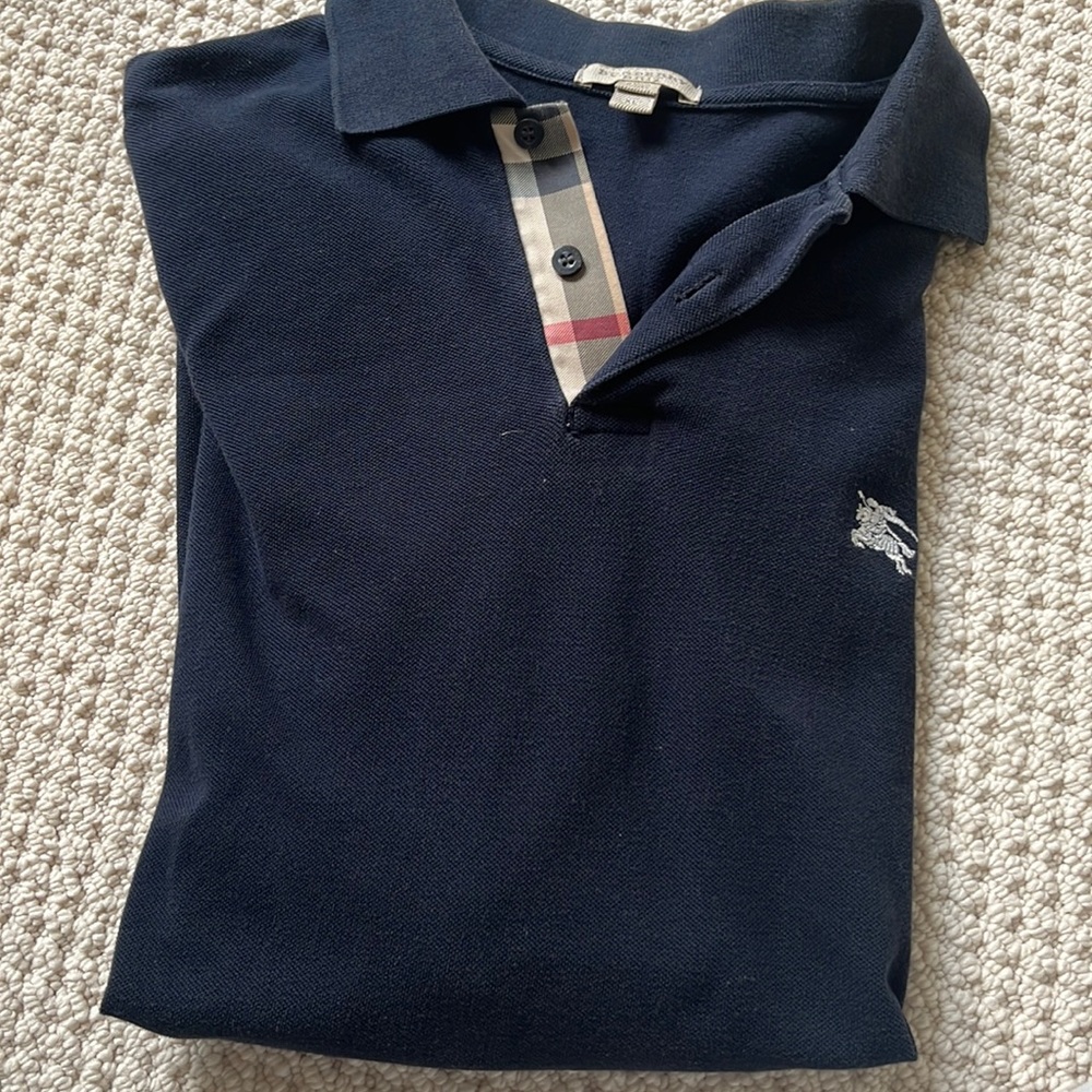 Burberry Navy polo